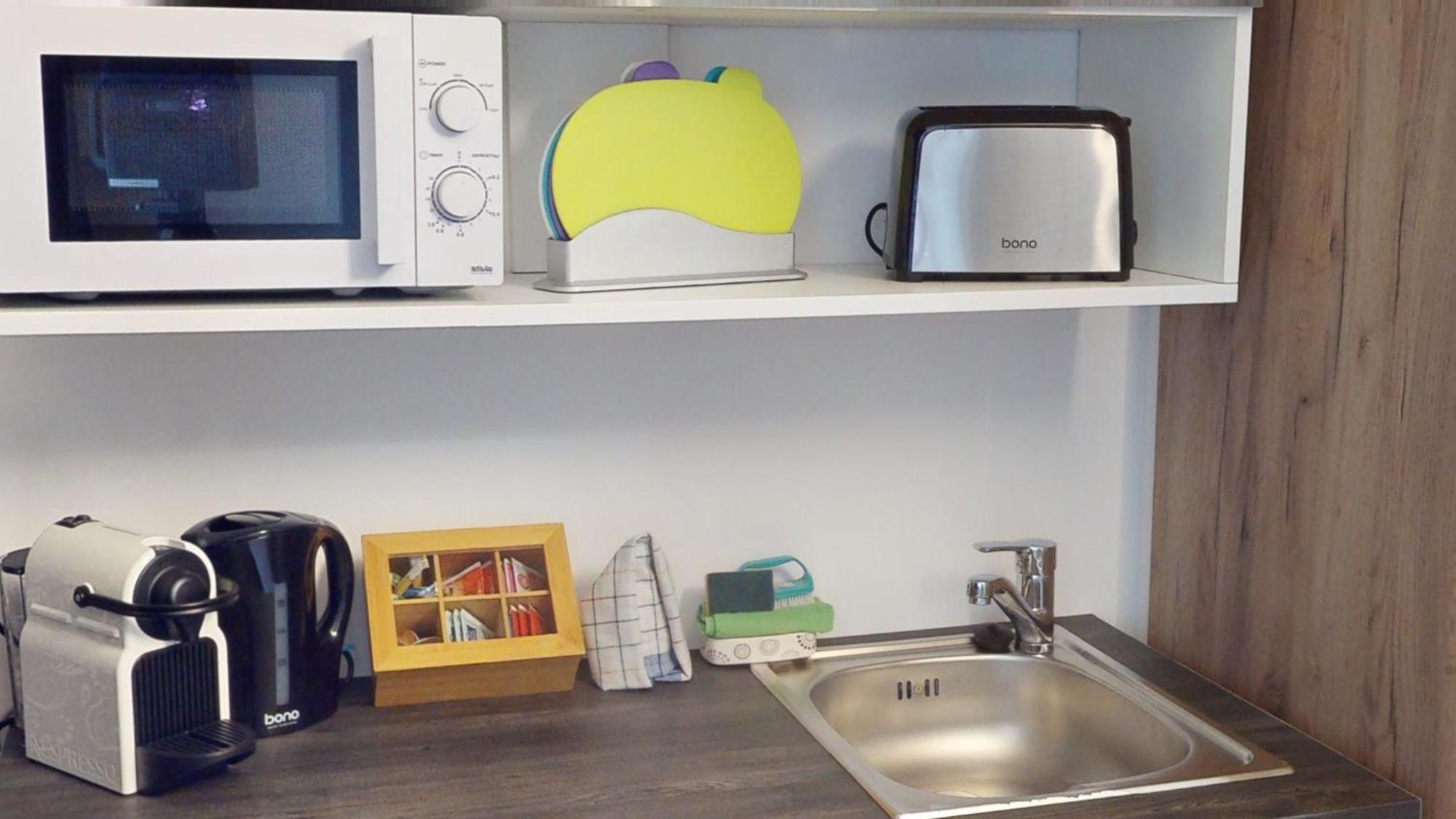 Budget Studio - 2 Einzelbetten - Parkplatz Dornbirn Bagian luar foto