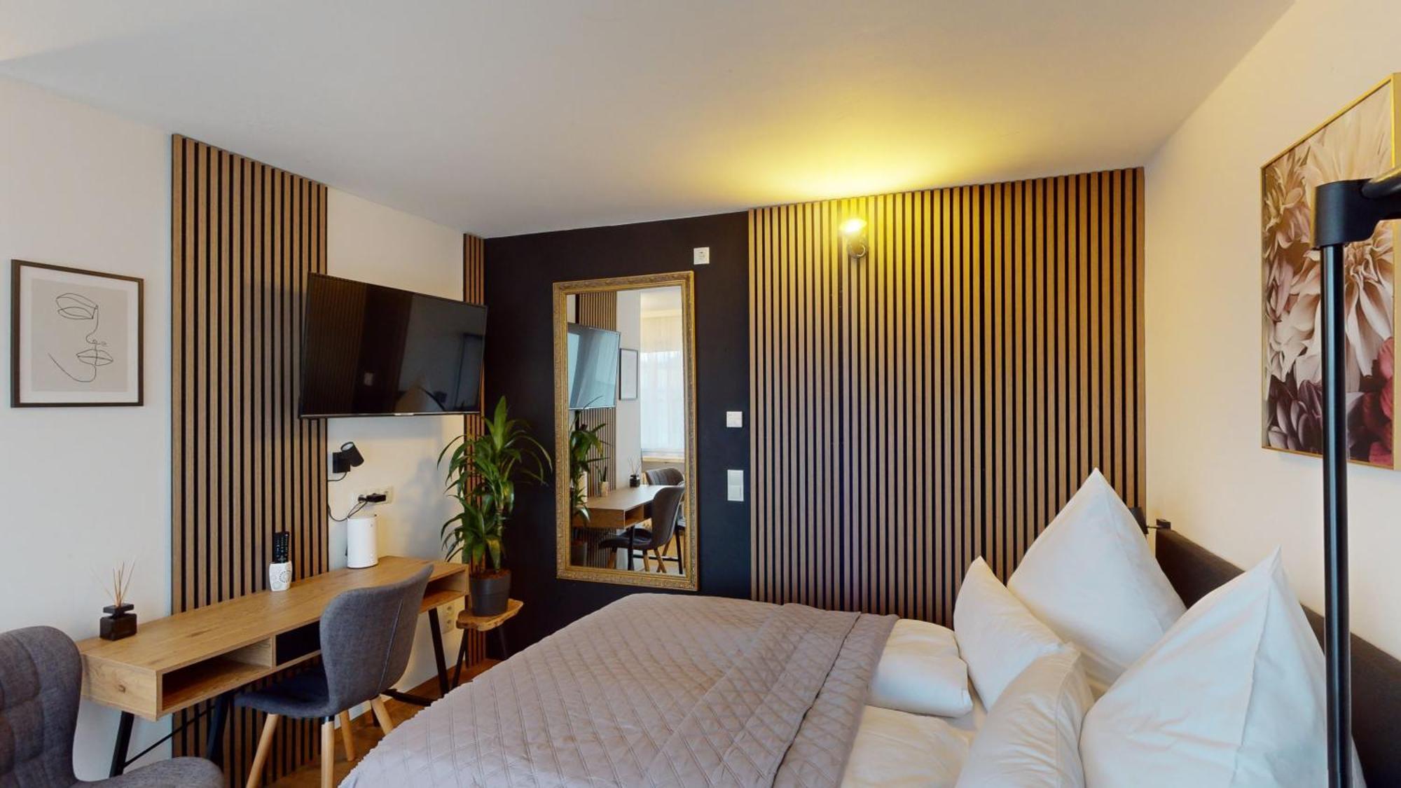Budget Studio - 2 Einzelbetten - Parkplatz Dornbirn Bagian luar foto