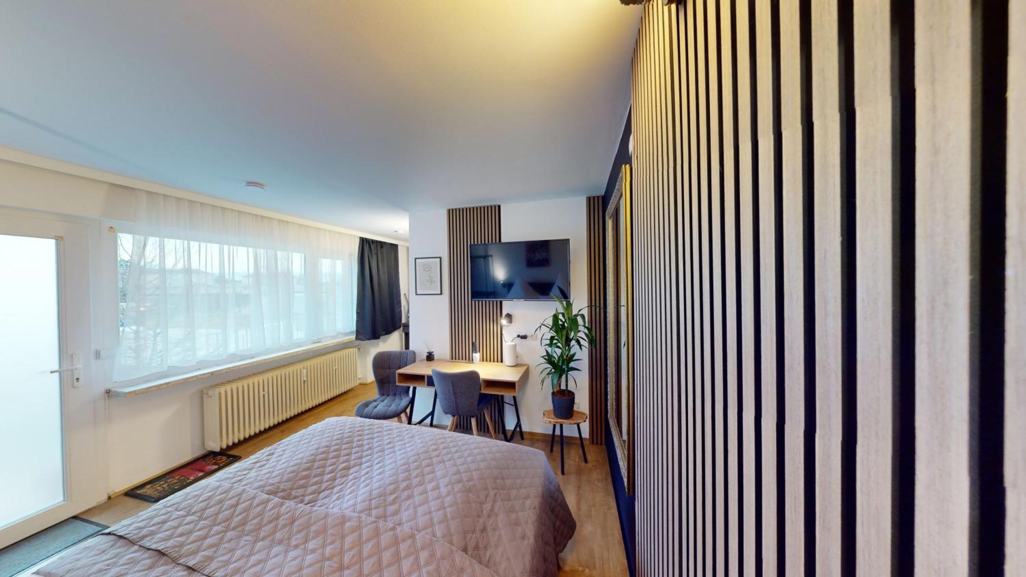 Budget Studio - 2 Einzelbetten - Parkplatz Dornbirn Bagian luar foto