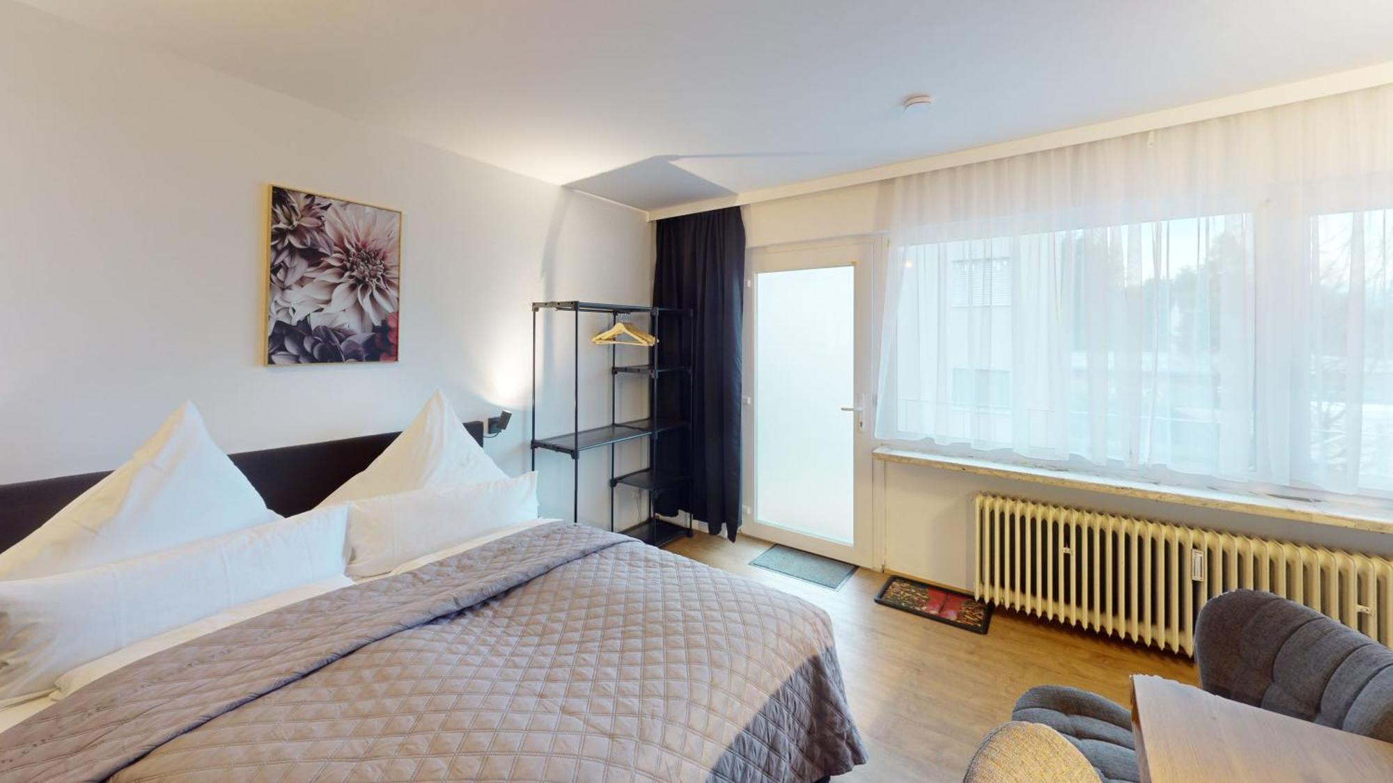 Budget Studio - 2 Einzelbetten - Parkplatz Dornbirn Bagian luar foto
