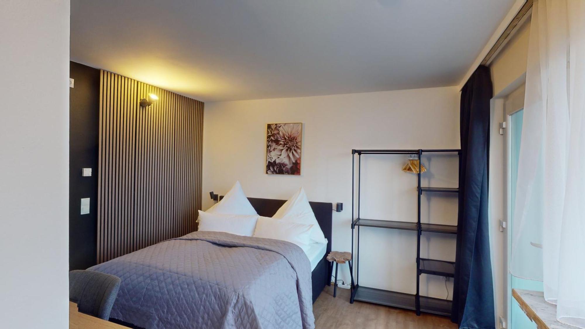 Budget Studio - 2 Einzelbetten - Parkplatz Dornbirn Bagian luar foto