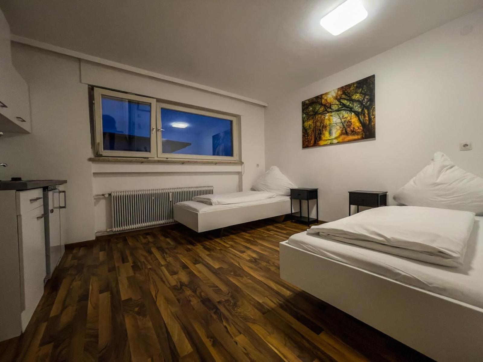 Budget Studio - 2 Einzelbetten - Parkplatz Dornbirn Bagian luar foto